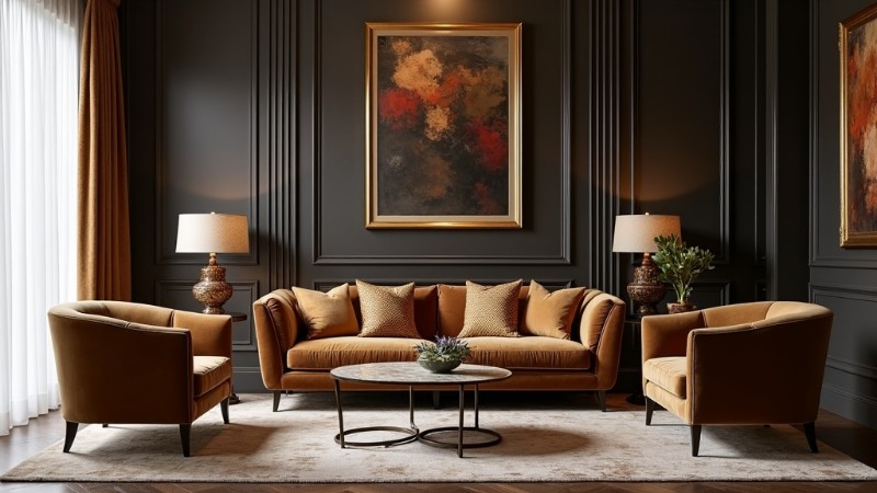 10 Essential Tips for Choosing the Perfect Upholstery for Your Luxury Living Room Furniture, Concept art for illustrative purpose, tags: het van de bekleding - Monok